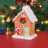 New Gingerbread Man Small House Christmas Small House Decorations Gingerbread Man House Landscape Ornaments Xmas Gift