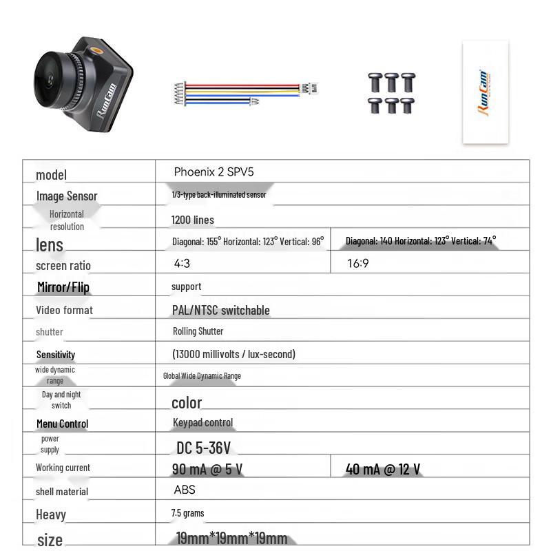 FPV kamery RunCam pro drony