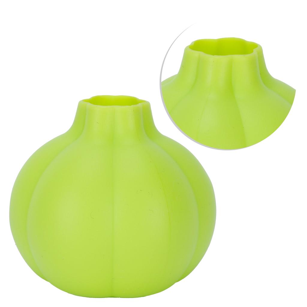 Grønn Silikon Hvitløksskreller Matkvalitet Mykt Materiale Skrellingsverktøy for Hjemmekjøkken