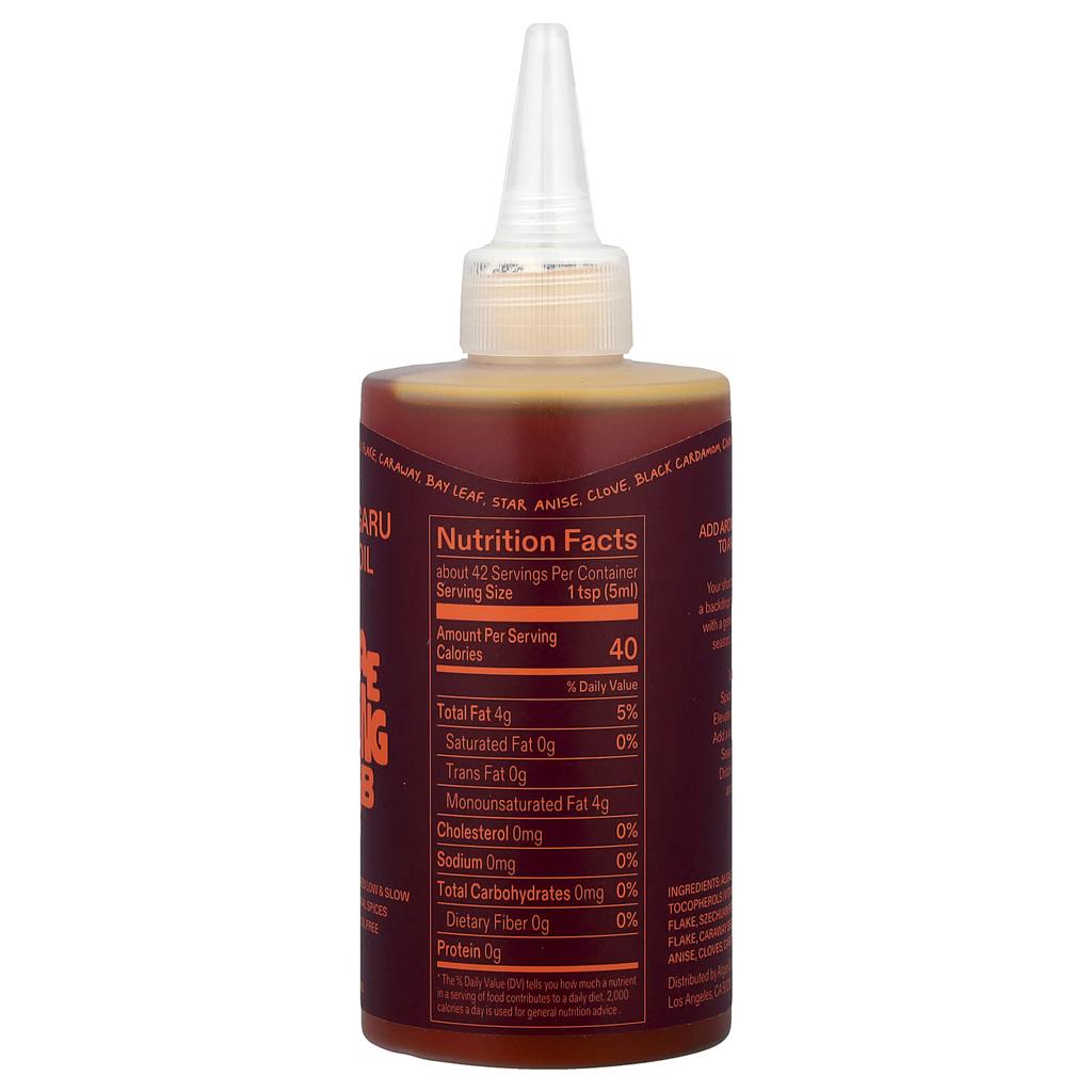 Algae Cooking Club, Olio al Peperoncino con Polvere di Peperoncino Rosso, 207ml (7 once fluide)