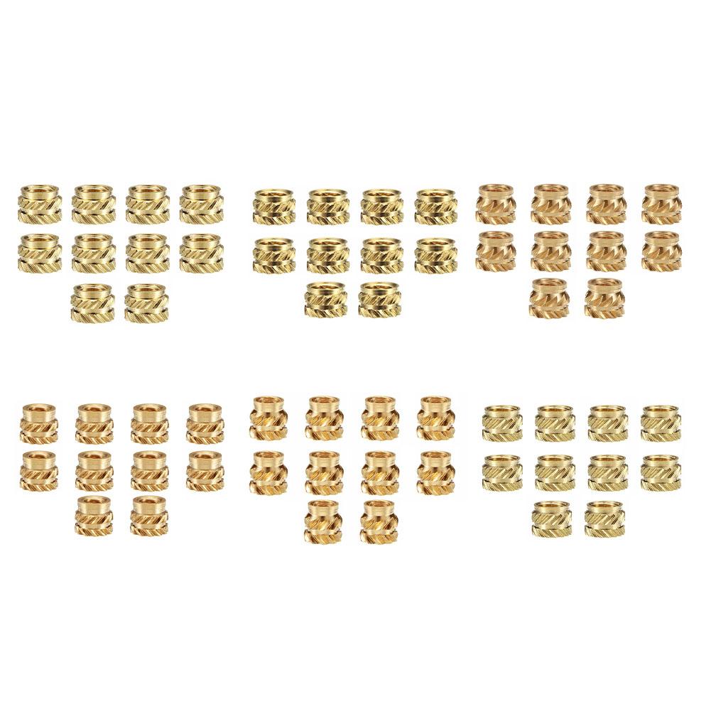 Heat or Injection Insertion of Brass Threaded Nuts 10Pcs for 3D Printing