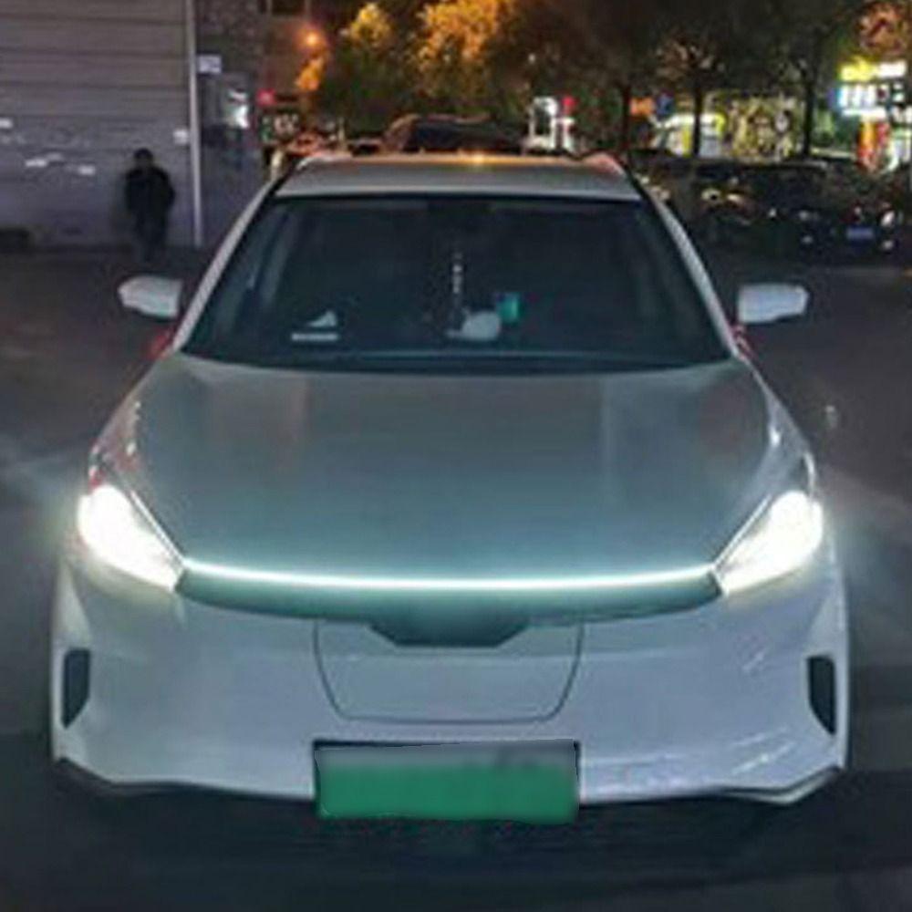 12V Engine Hood Guide Light Waterproof Car Running Light Ambient Lamp