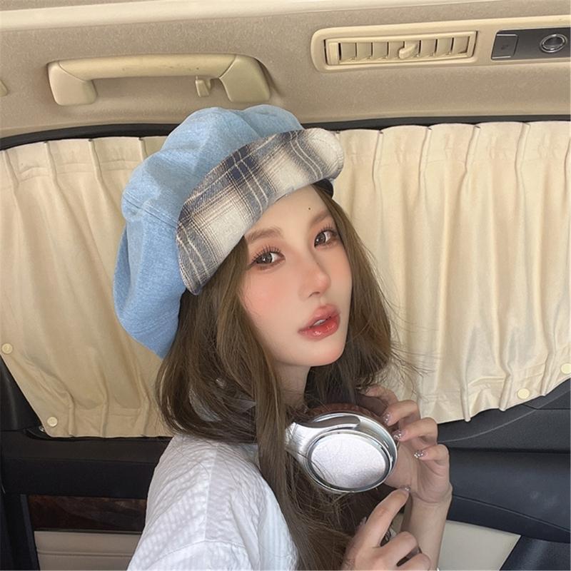 Trendy Painter Hat Oversized Fashion Hat British Beret for Dating Photography Cabbie Headwear Painter Hat