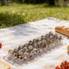 20pcs Quail Egg Cartons 30-Grids PVC Carton Trays for Quail Eggs High Transparency Food Packaging Supplies for Home Restaurant