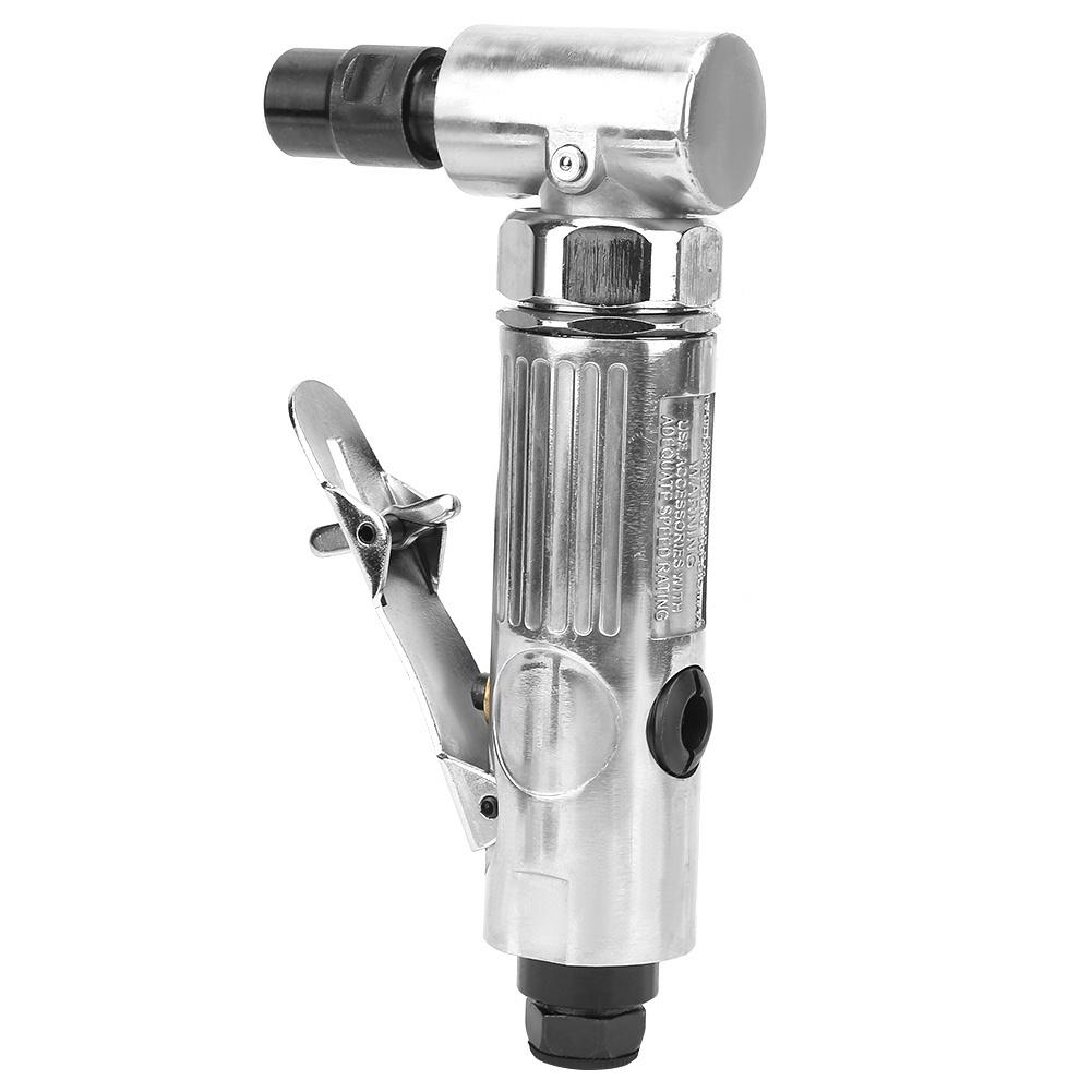 Mini Air Angle Polisher Power Tools Air Angle Sander 90 Degree Pneumatic Polishing Grinding Machine Pneumatic Air Die Grinder Grinding Kit