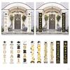 Couplet Banners Large Polyester Porch Sign Outdoor Indoor Door Decoration Ornament Supplies