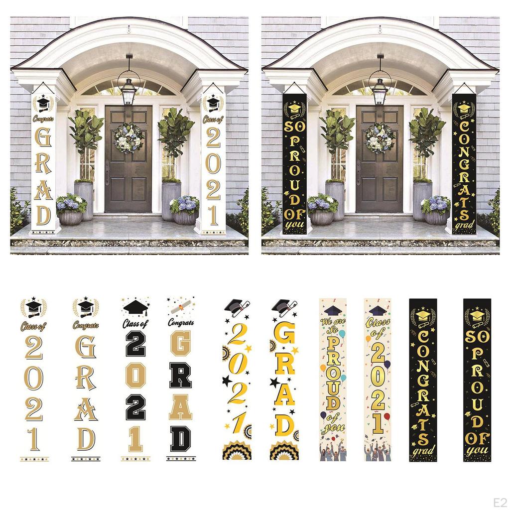 Couplet Banners Large Polyester Porch Sign Outdoor Indoor Door Decoration Ornament Supplies