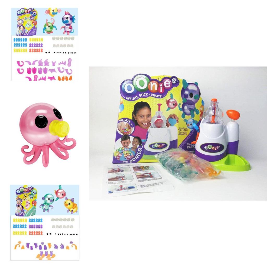 Oonies Confezione di Ricarica Pallina Appiccicosa Gonfiatore di Bolle Giocattolo Educativo Fai da Te per Bambini