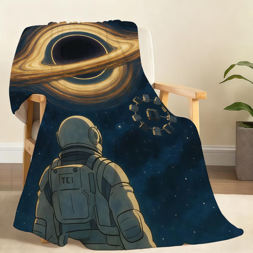 Classic I-Interstellar Blanket Soft Throw Blanket for Home Bedroom Bed Sofa Picnic Travel Office Rest Cover Blanket Gift