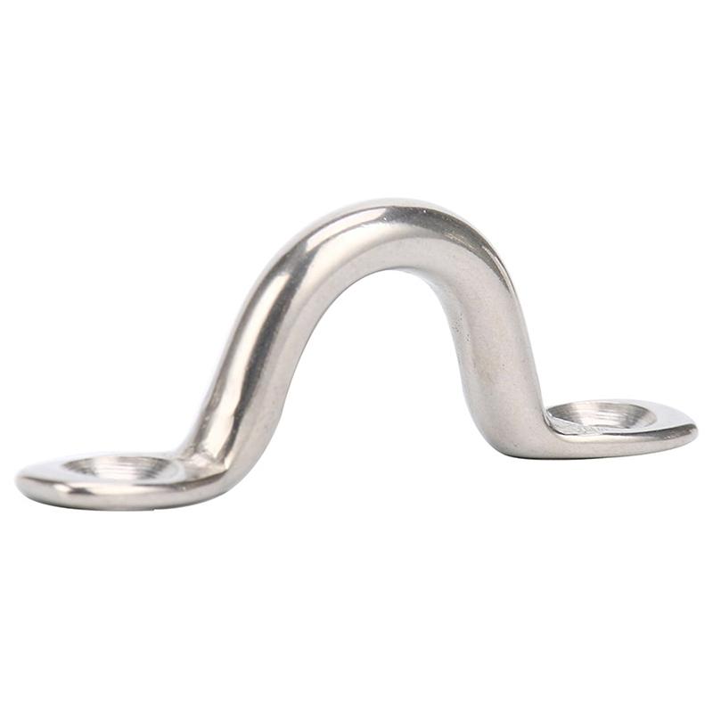 4 szt. Uchwyt Stal Nierdzewna Pętla z Okiem Druciana Mocowanie Łódź Morskie Zaczep do Mocowania Pokrywa Silniki Akcesoria