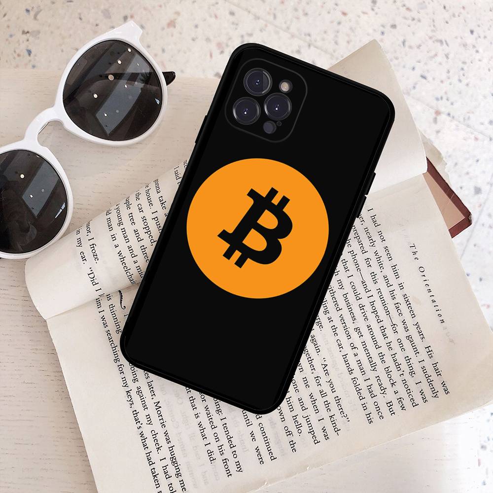 Luxury Bitcoin Phone Case For IPhone 16 15 8 7 6 6S Plus X SE XR XS 14 11 12 13 Mini Pro Max Mobile Case