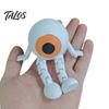 Office Table Ornament Articulated Eye Fidget Toy, 3D Printed Halloween Eyeball Figurine with Movable Joints, Whimsical Home Flexible Spooky