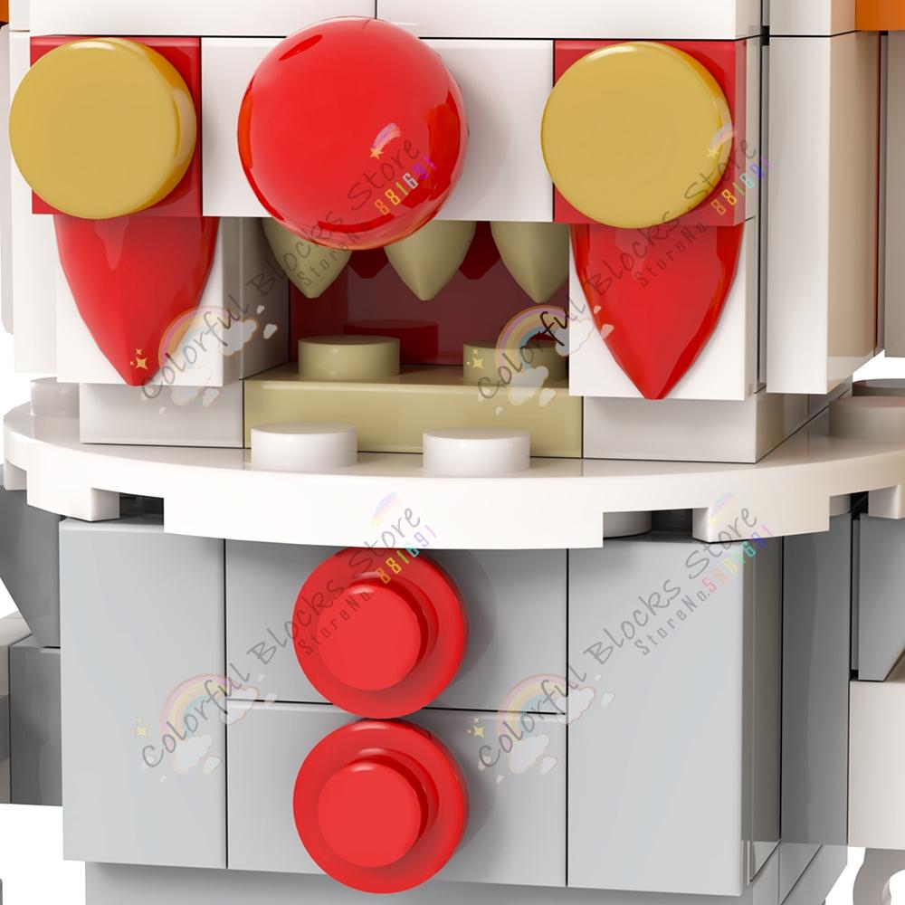 Horrorfilm Thriller Brickheadzed Twisty der Clown Billy Puppe Aliens Figuren Bausteine Modell Montage Ziegel Kinder Spielzeug Geschenk