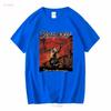 Vintage 2000 Rhapsody of Fire T Shirt Dawn Victory Long Sleeves Vintage Washed Designer Clothes Homme Casual Stylish