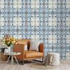 Self-Adhesive Waterproof Cross Diamond Geometric PVC Wallpaper for Kitchen Renovation and Wall Cover-Up