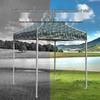 Outdoor Heavy-Duty Folding Sun & Rain Canopy