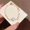 K real gold electroplated zircon flower bracelet light luxury elegant fashion temperament bracelet niche high-end jewelry women