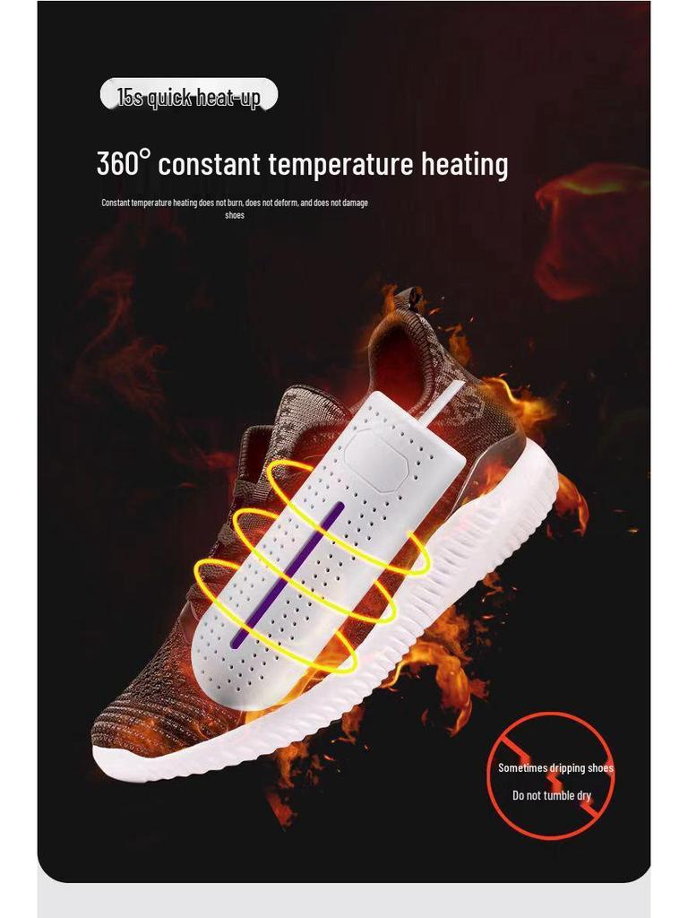 Uscător de pantofi USB și Deodorizator: Uscare rapidă, Sterilizare, Dezumidificator cu aer cald pentru casă și cămin