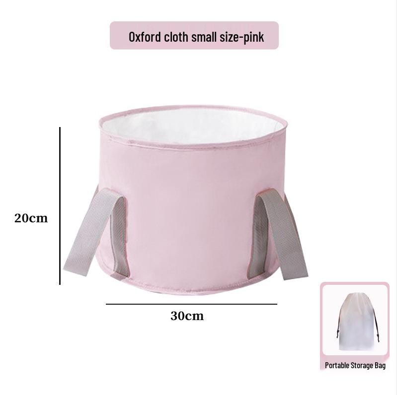Portable Insulated Foldable Foot Bath Bucket - Travel-Friendly and Deep for Household Use