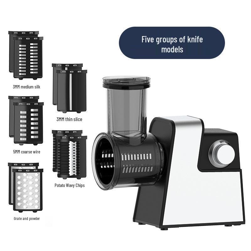 Multifunctional Electric Food Processor: Vegetable Cutter, Meat Grinder, Sausage Stuffer, and Slicer Europe Plug