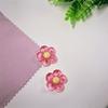 Hot Selling 100Pcs Transparent Resin Flower Cabochons Flat Back Floral Beads Slime Charms Ornaments for Scrapbooking DIY Crafts