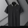 Erkek Yaz Polo Gömlek T-Shirt Iş Rahat Nefes Tee Düz Renk Gevşek Rahat Yaka Kısa Kollu Gömlek