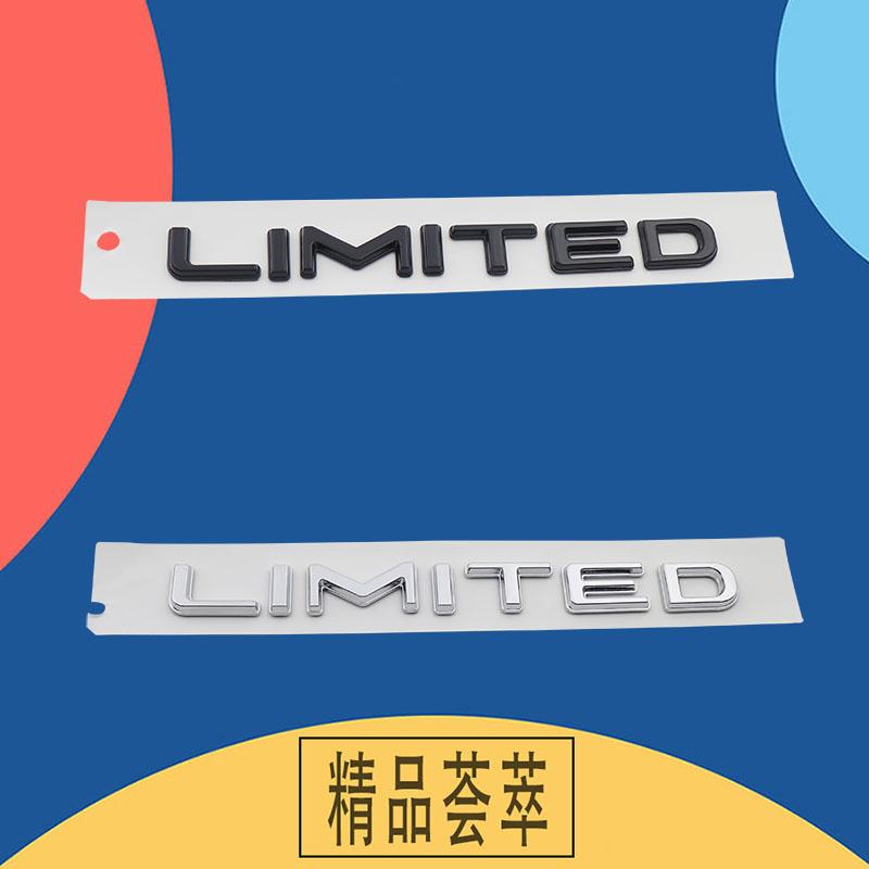 3D Premium ABS LIMITED Letters Sticker Achterbumper Badge Auto Achterklep Embleem Accessoires Buitendecoratie