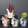 Gardening Succulent Pot Ceramic Indoor Tabletop Plant Pot Home Decoration