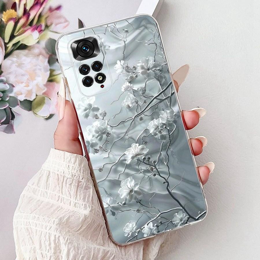 For Xiaomi Redmi Note 11 Pro 11S 4G Phone Case Luxury Painted TPU Cover for Redmi Note11 4G Global Soft Silicone Fundas Capa