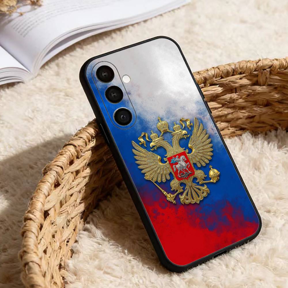 

Russia Flag Phone Case For Samsung Galaxy A91,80,73,72 ,71,53,52,32 ,31,22,21s,20,Soft Black Case Samsung a52