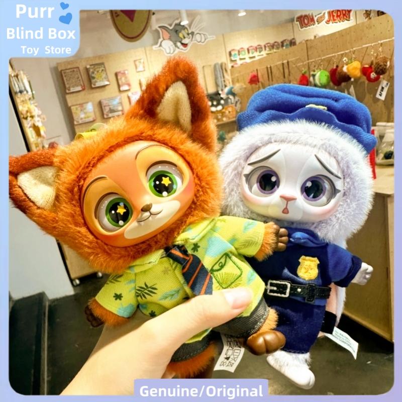 2025 New Authentic Zootopia Judy Rabbit Nick Fox Sheep Blind Box Disney Character Model Pendant Mystery Box Toy Keychain Gift
