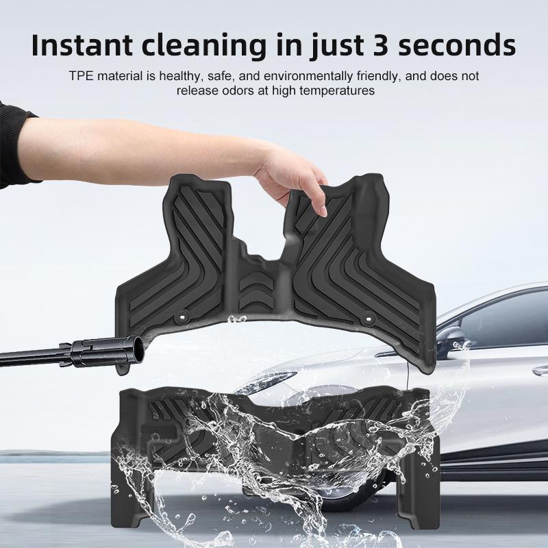 Waterproof TPE Floor Mats & Trunk Mat for 2021-2025 Daihatsu Atrai S7 Series