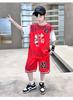 Boys' Summer Set 2026 New Zhongda Children's Quick drying Basketball Clothes Girls' Sports Clothes Kindergarten Performance Clothes