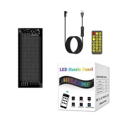 5V USB LED-Matrix Pixel Panel Licht App-Steuerung Laufende Werbe-LED-Schild