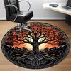 1pc Tree of Life Office Round Area Rug, Under Office Chairs Bedroom Living Room Home Decor, Room Deco, Available in Various Sizes 023