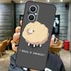 Cartoon Sheep Case For OPPO Reno 8T 7 8 10 11 12 13 Pro 13F 12F OPPO Find X8 Pro X6 X3 X5 Lite Cover Coque