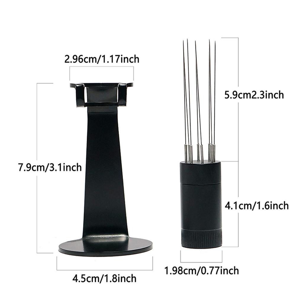 Efficient Coffee Ground Distributor Espresso Stirrer Tool Portable Espresso Powder Dispenser for Home and Cafe Use