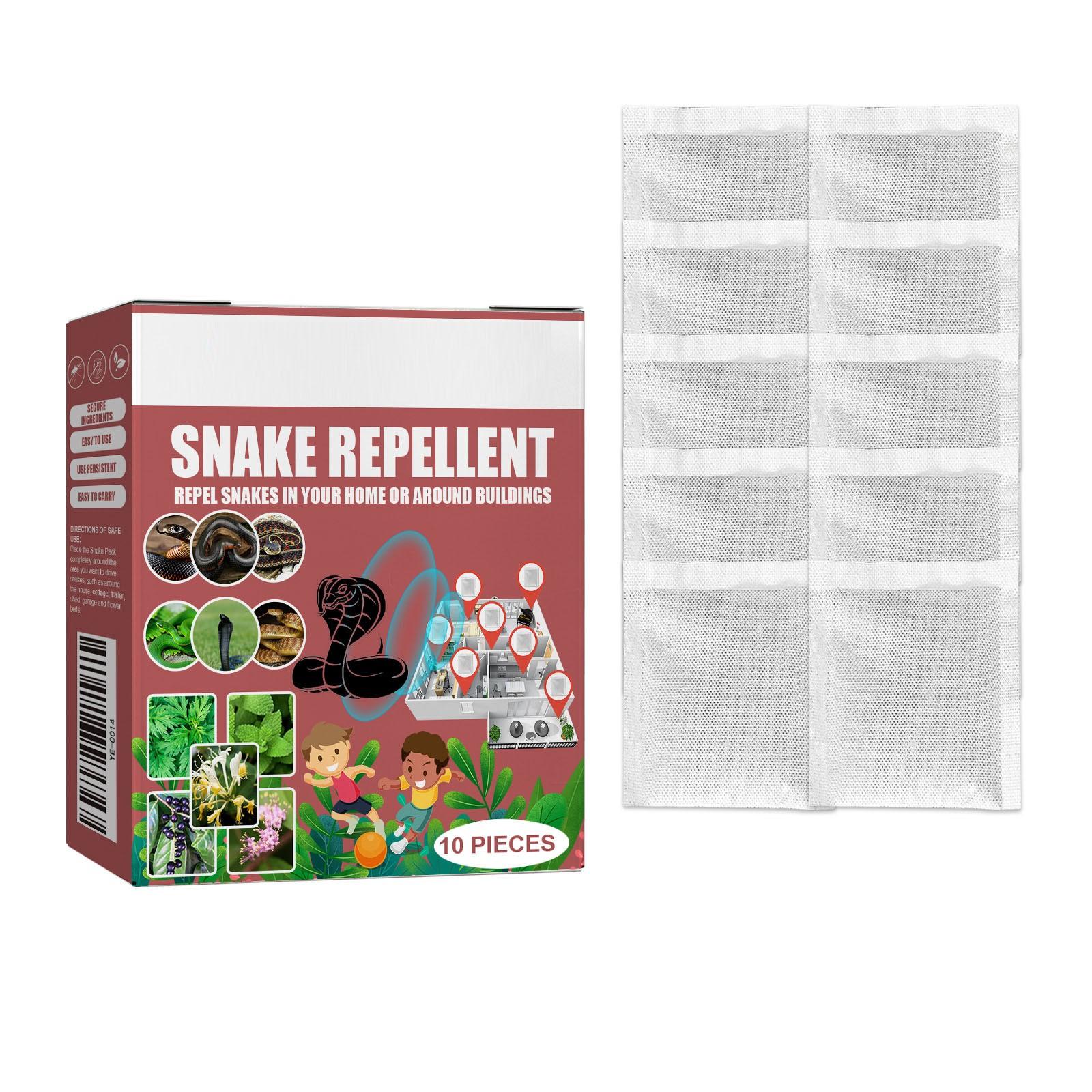 

10 шт./компл., змеиный мешок, быстрый эффект, долговечные пакеты для защиты от змей для домашних животных для сада One Size