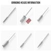 White Electric Nail Drills Kit Remove Polisher Manicure Pedicure 6pcs File Sanding Bands Machine Art Equipment for Salon
