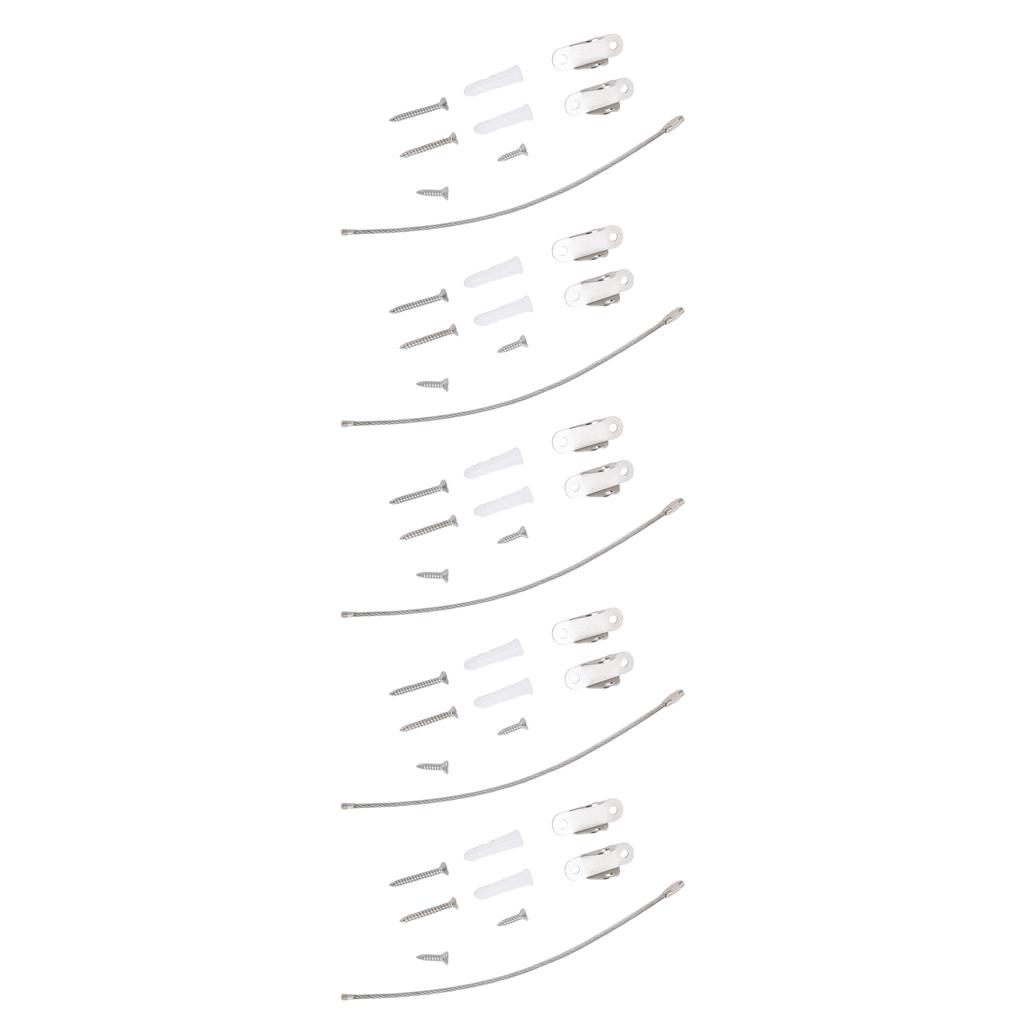 5 Set Furniture Anchors Prevent Tip for Baby Proofing Dresser Wall Safety Fasteners Earthquake Straps