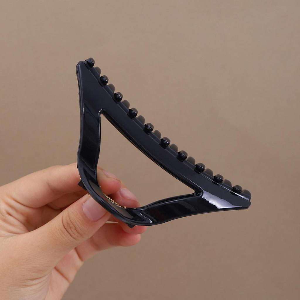 2025 Neue Silikon-Haarklammer Hai für Frauen - High-End-Stil, Koreanisch inspiriert, Design mit großem Volumen.