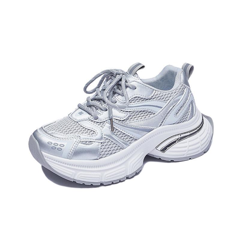 Neue Dad Shoes für Damen im Sommer Studentensport Laufen und Freizeit Mesh zur Verbesserung der Atmungsaktivität