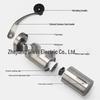 Compact Hand-Crank Coffee Grinder - Portable Manual Ceramic Burr for Home Use