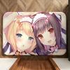 Game N-Nekopara Floor Mat Soft Flannel Entrance Door Mat Non Slip Absorbent Bathroom Bedroom Floor Rug