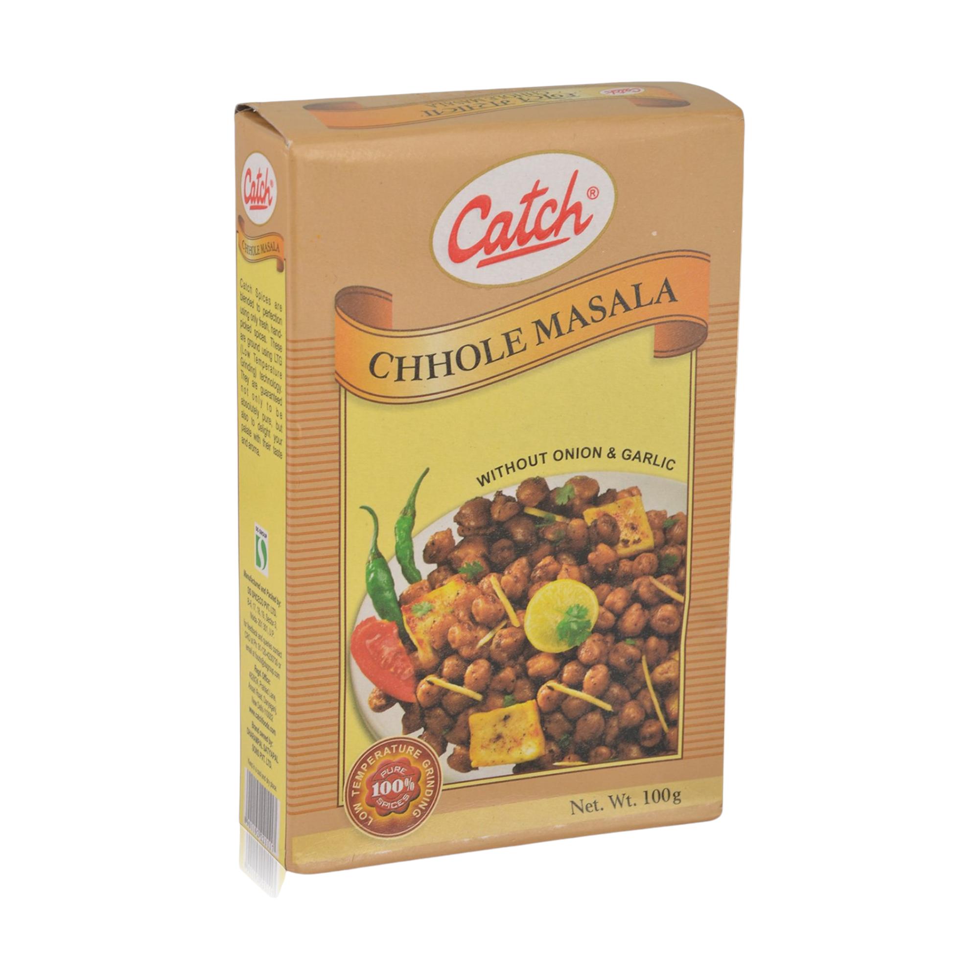 

Catch Chhole Masala 100g Pack – Authentic Indian Spice Blend for Rich Aromatic Chickpea Curry and Flavorful Home Cooking