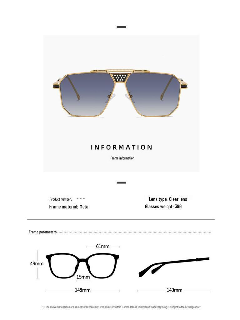 2025 Men's Fashionable Versatile Sunglasses - European & American Style