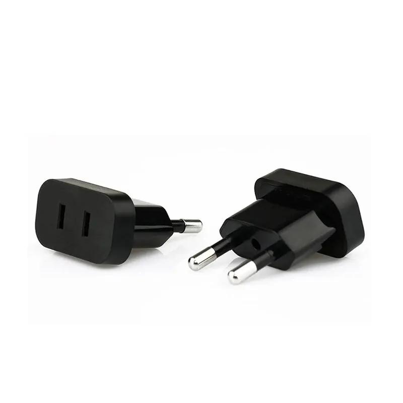 1 Pcs 4.0mm/4.8mm Power Plug Adapter US To EU Euro Europe Plug Power Plug Converter Travel Adapter Power Converter Outlet