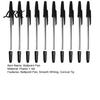 Student Note Taking Supplies 10PCS Ballpoint Pens, 1.0mm Conical Tip Anti Leakage Gel Quick Dry Ink Pens Comfortable Grip Smooth Writing Pen