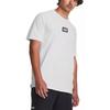 Under Armour Elevated Letter Print Wash Training Short Sleeve T-Shirt Men Tops Gray 1379552-014