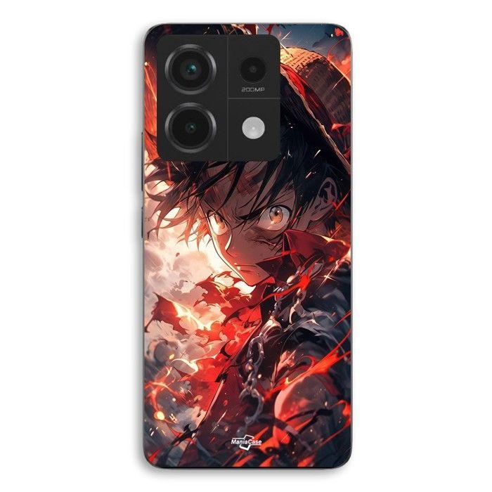 Coque de téléphone - MANIACASE - Xiaomi Redmi Note 13 Pro 5G - Silicone TPU - One Piece Luffy - Souple